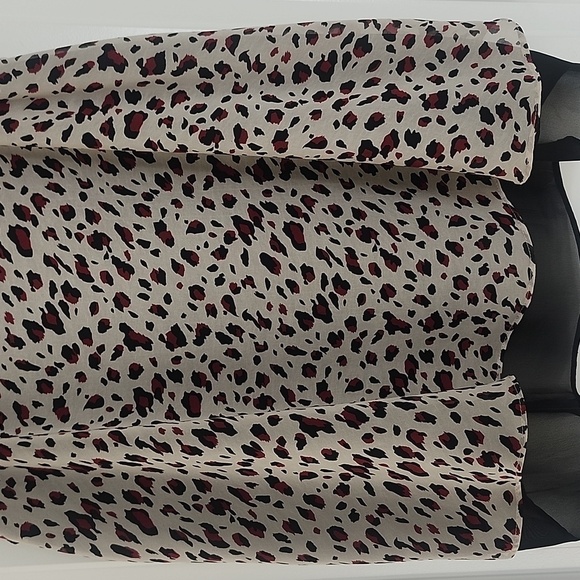 NWT FRENCH GREY FARINELLA DOUBLE LAYER CAMI ANIMAL PRINT 1X - Picture 3 of 13